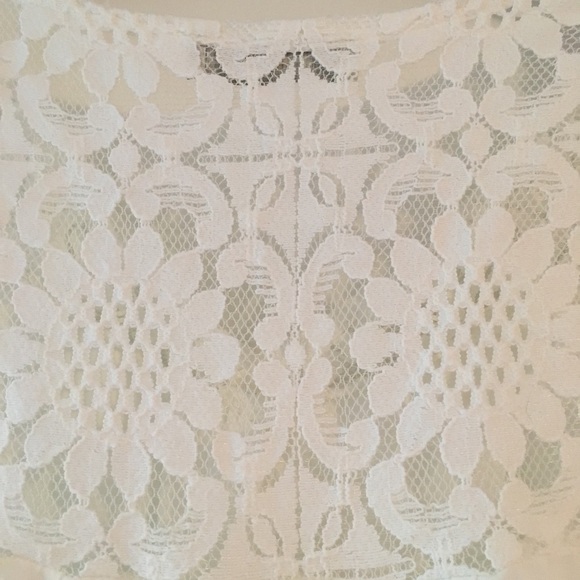 Abercrombie White Peasant Top - Picture 3 of 4